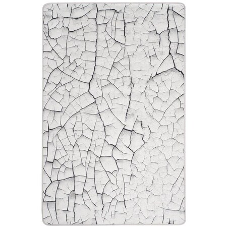 Safavieh 3 x 5 ft. Daytona Power Loomed Rug, Small Rectangle - Light Grey and Charcoal DAY100A-3